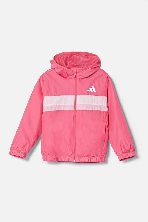 adidas kurtka dziecięca JD0023 różowy SS25