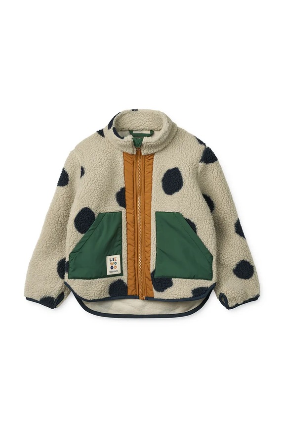 Дитяча куртка Liewood Noam Pile Jacket LW20017 бежевий SS26