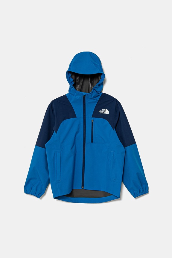 The North Face kurtka TEEN HIKE PACKABLE SHELL pozostałe niebieski NF0A8AY459J1