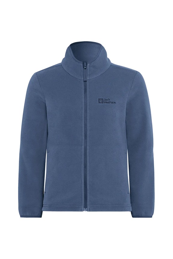 Detská mikina Jack Wolfskin TAUNUS JACKET K 1609482.92.152 tmavomodrá AW25