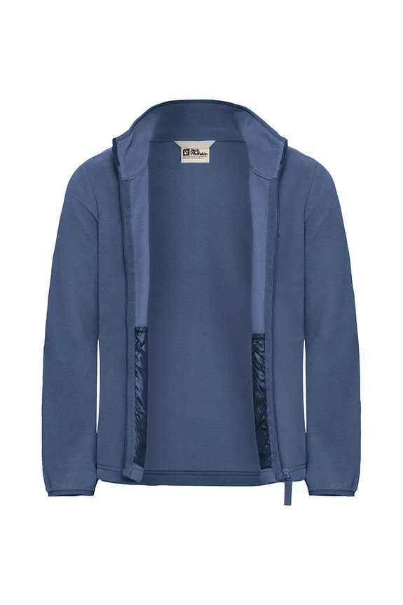 Detská mikina Jack Wolfskin TAUNUS JACKET K tmavomodrá 1609482.92.152