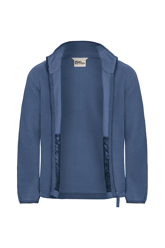 Detská mikina Jack Wolfskin TAUNUS JACKET K tmavomodrá 1609482.92.152