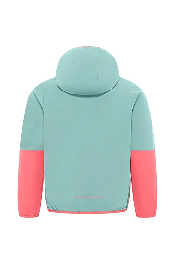 Băieți Jack Wolfskin geaca copii TURBULENCE HOODED JKT K A63683.164.176 portocaliu