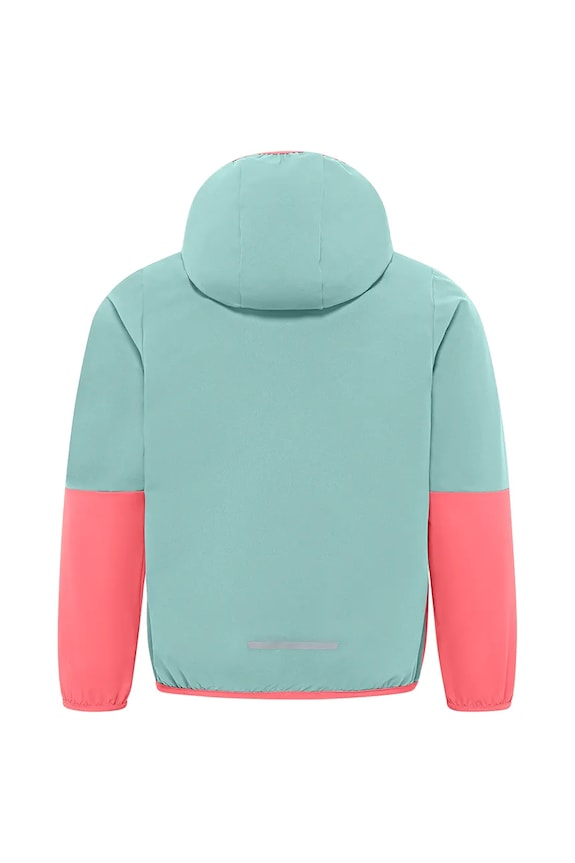 Băieți Jack Wolfskin geaca copii TURBULENCE HOODED JKT K A63683.164.176 portocaliu