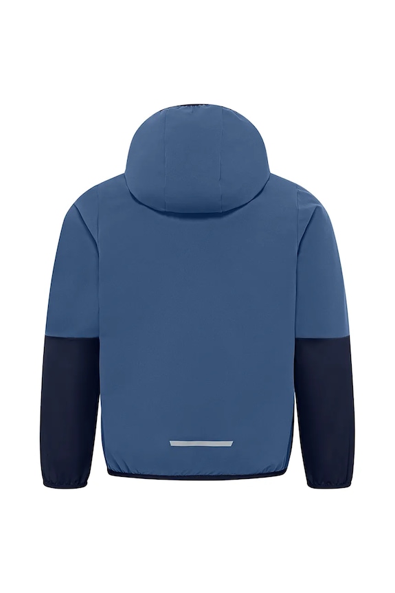 Băieți Jack Wolfskin geaca copii TURBULENCE HOODED JKT K A63683.164.176 bleumarin