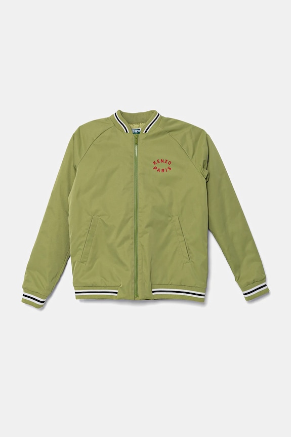 Dětská bomber bunda Kenzo Kids přechodné zelená K61171.162