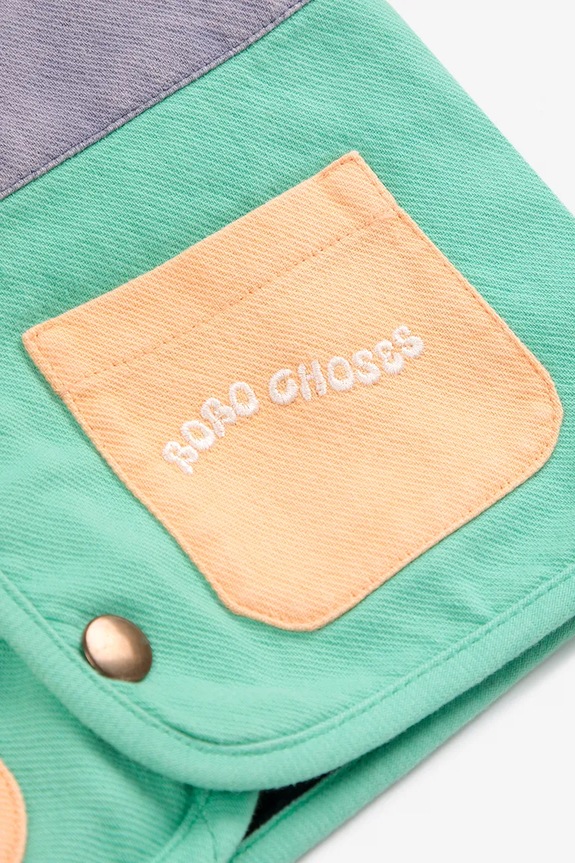 Bobo Choses giacca per bambini in cotone 125AB092 verde
