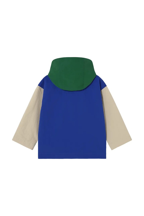 BIMBA Tinycottons giacca per bambini COLOR BLOCK JACKET SS25.250 blu