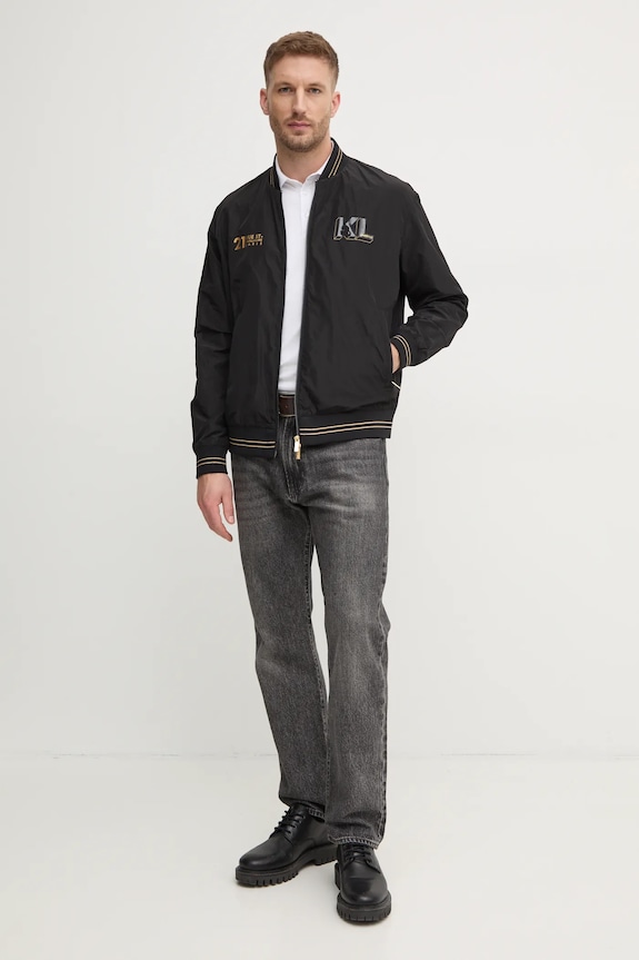 Bunda Karl Lagerfeld 505405.551501 čierna SS25