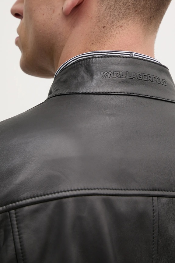 Kožená bunda Karl Lagerfeld 551420.555083