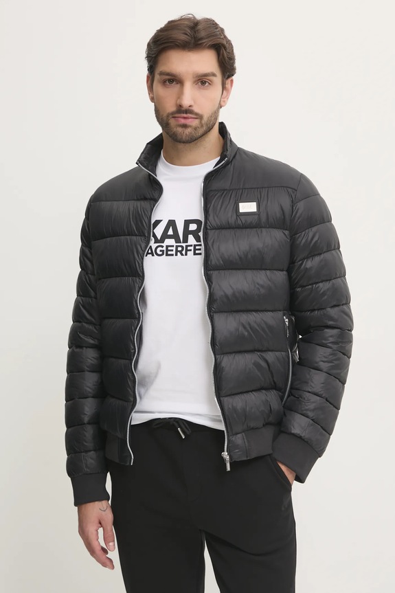 Bunda Karl Lagerfeld s podšívkou černá 551590.505090