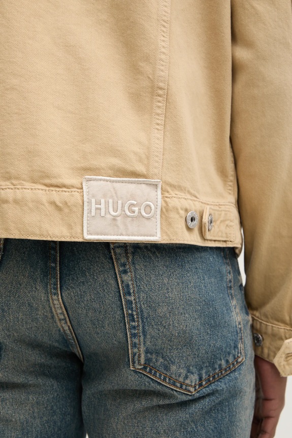 Τζιν μπουφάν Hugo Blue 50533725 μπεζ