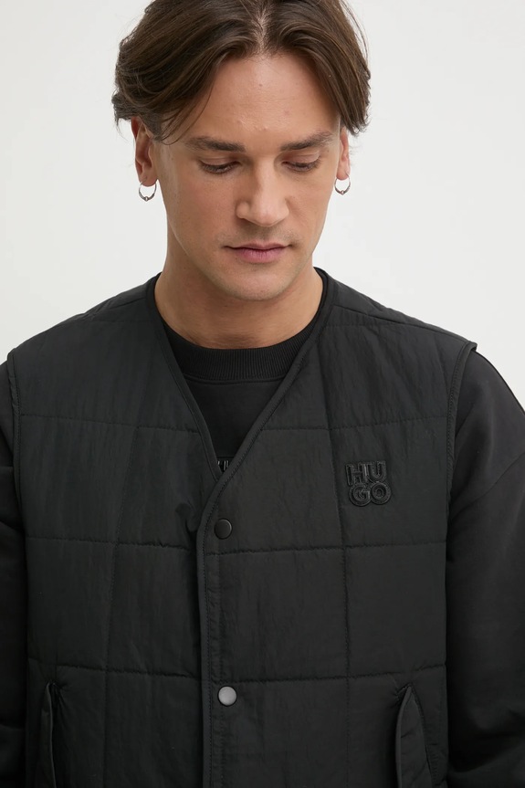 HUGO bezrękawnik czarny 50530750
