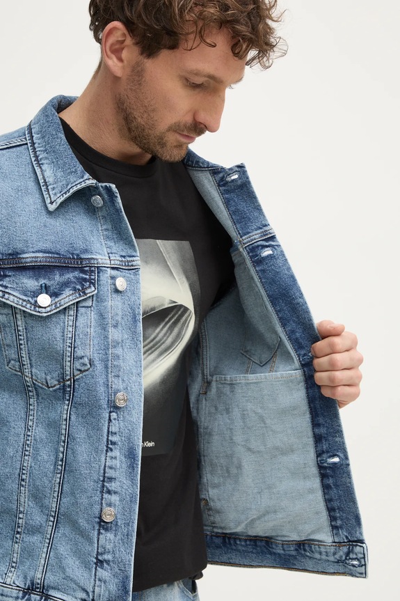 Calvin Klein Jeans kurtka jeansowa J30J326552
