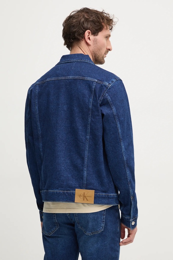 Ρούχα Τζιν μπουφάν Calvin Klein Jeans J30J326553 σκούρο μπλε