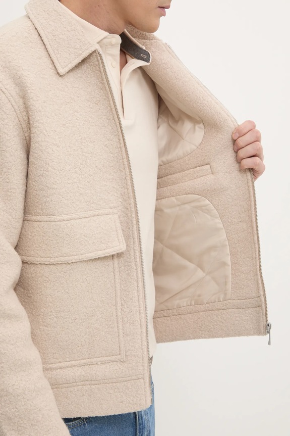 Vunena košulja-jakna Calvin Klein Jeans J30J326707