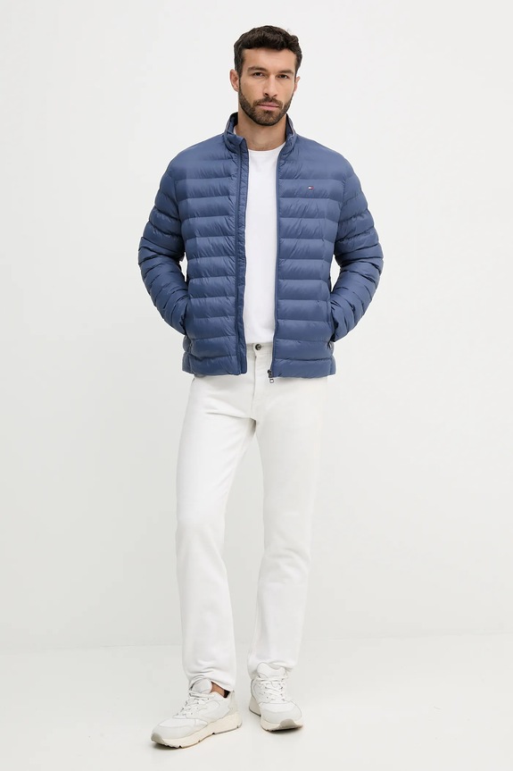 Bunda Tommy Hilfiger MW0MW37634 modrá SS26