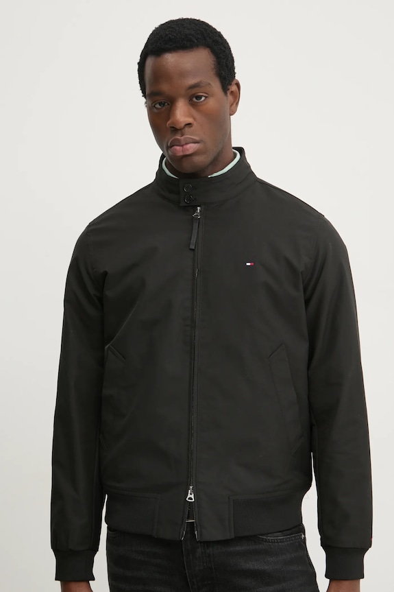 Μπουφάν Tommy Hilfiger μαύρο MW0MW37647