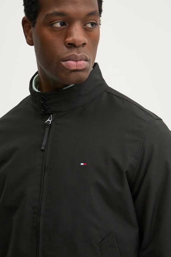 Μπουφάν Tommy Hilfiger MW0MW37647 μαύρο