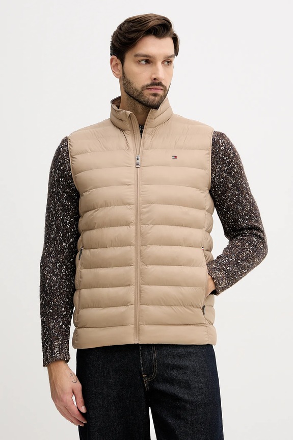 Αμάνικο μπουφάν Tommy Hilfiger μπεζ MW0MW37677