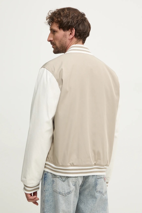 Îmbrăcăminte Guess geacă bomber VARSITY M5RL19.WGU82 bej