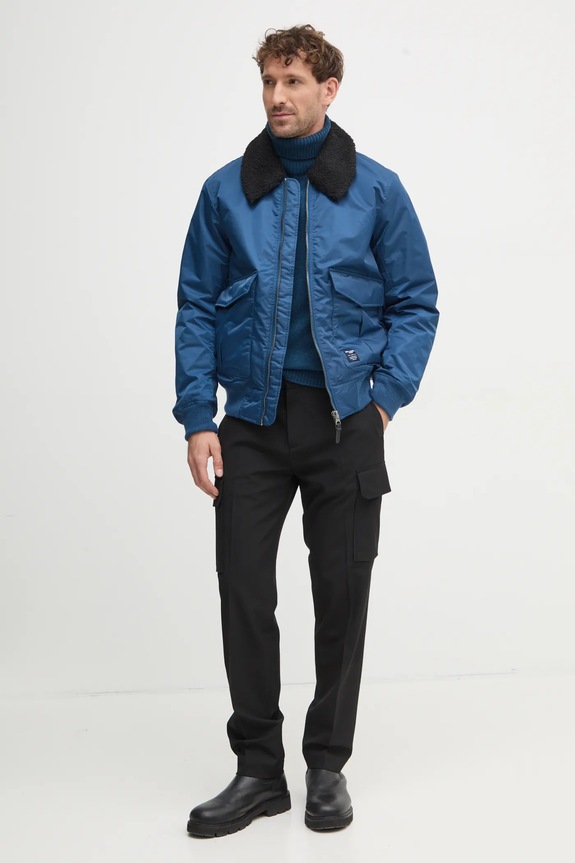 Μπουφάν Pepe Jeans MELVIN PM403060 μπλε SS25