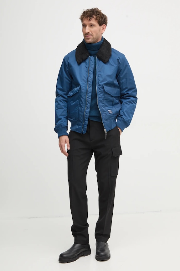 Μπουφάν Pepe Jeans MELVIN PM403060 μπλε SS25