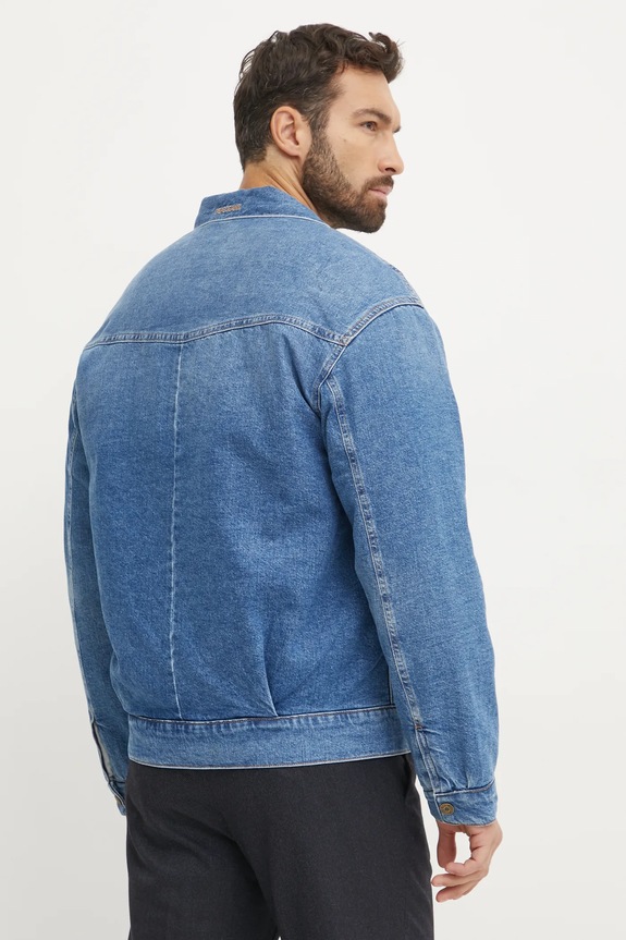 Oblečenie Rifľová bunda Pepe Jeans EMMETT AZURE PM403072 modrá