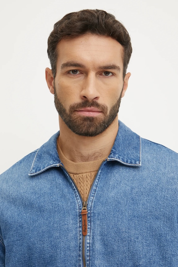 Rifľová bunda Pepe Jeans EMMETT AZURE modrá PM403072