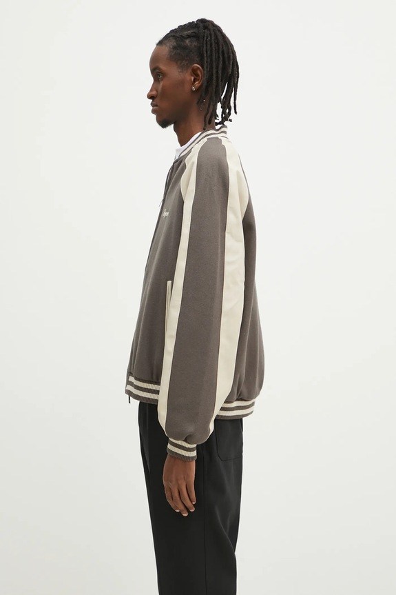 Represent wool bomber jacket Raglan Varsity Jacket MLM1803.46 green SS25