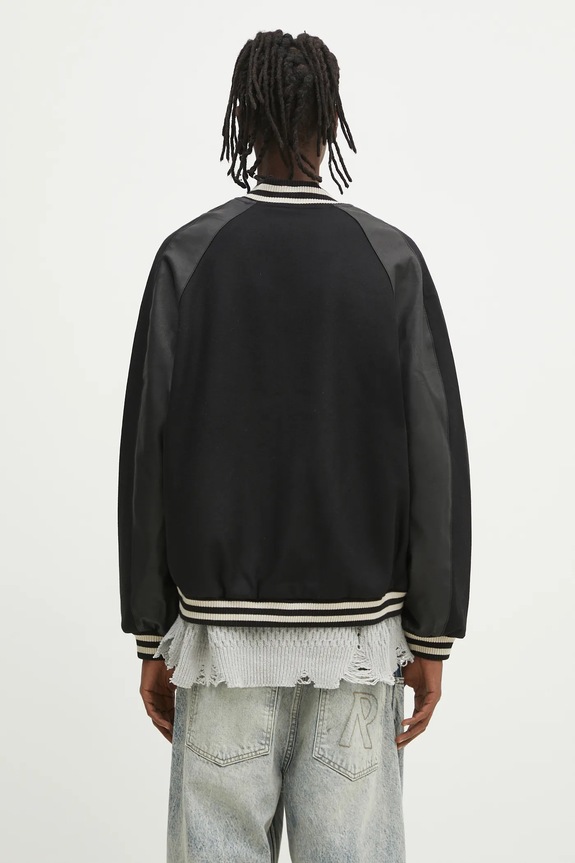 Oblečení Vlněná bomber bunda Represent Raglan Varsity Jacket MLM1803.01 černá