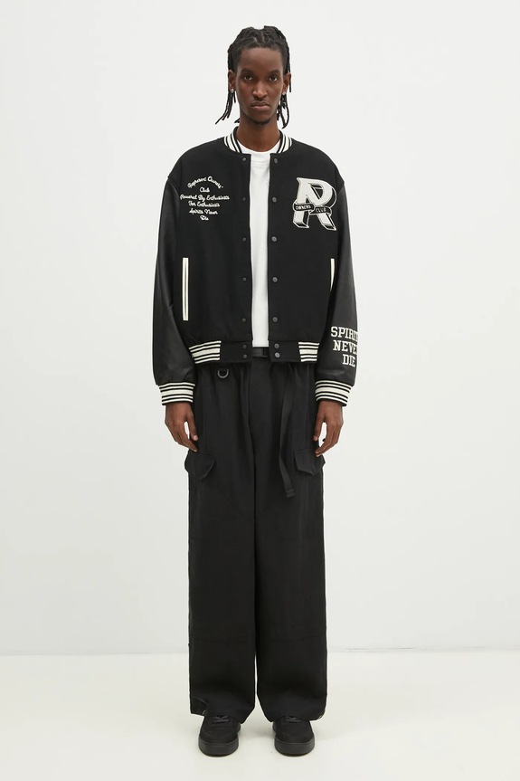 Represent giacca bomber in lana Owners Club Varsity Jacket MLM100231.01