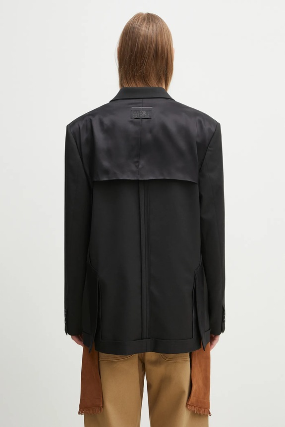 Дрехи Сако MM6 Maison Margiela SH0BN0013 черен