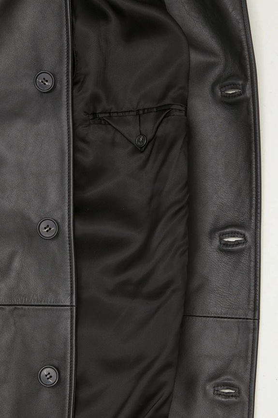 MM6 Maison Margiela giacca in pelle SH0AM0045