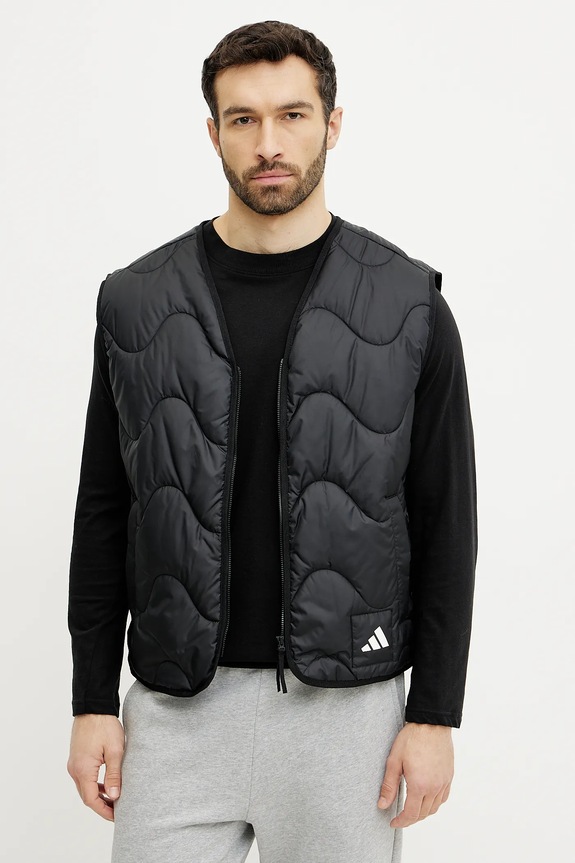 adidas bezrękawnik NUGANIC bez kaptura czarny JJ1192