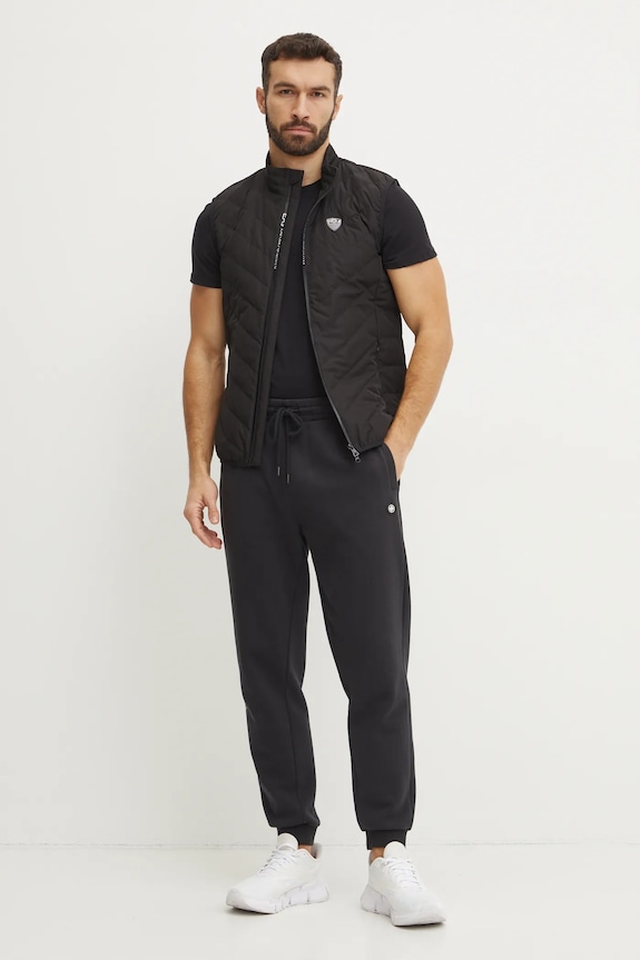 EA7 Emporio Armani bezrękawnik puchowy PNE1Z.8NPQ02 czarny AW25