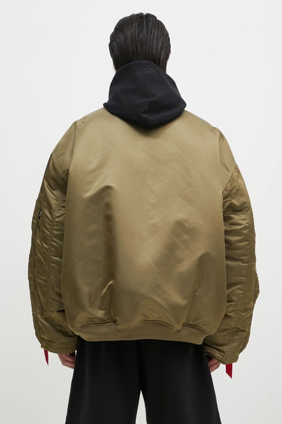 VETEMENTS reversible bomber jacket Cargo Bomber UA66JA300E green