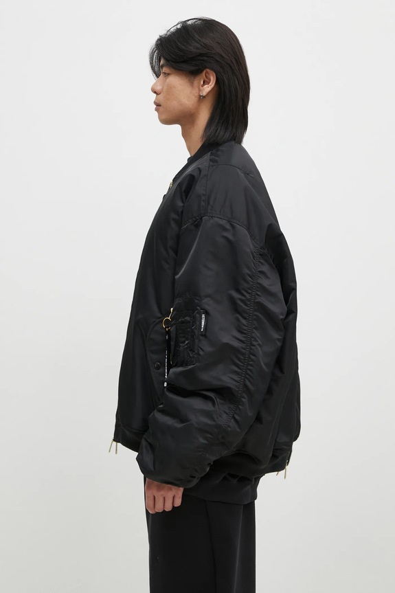 Abbigliamento VETEMENTS giacca bomber reversibile Double Zip Bomber UA66JA310B nero