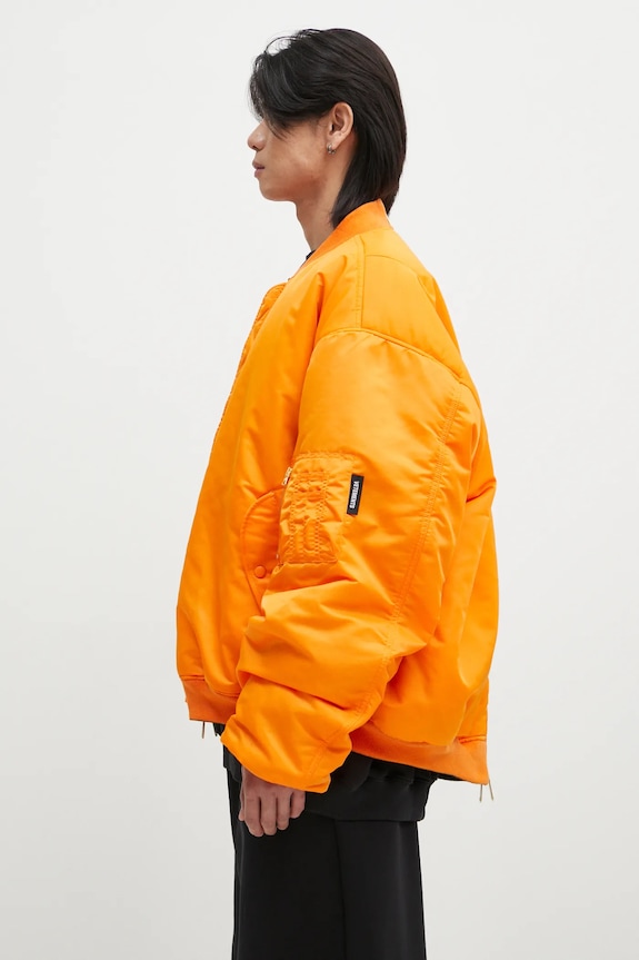 VETEMENTS giacca bomber reversibile Double Zip Bomber nero UA66JA310B