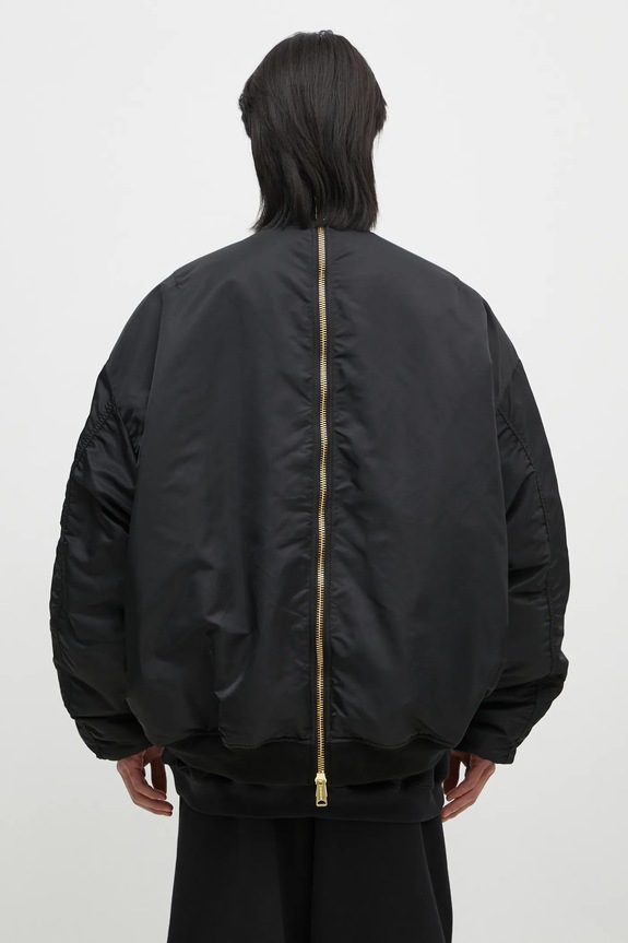 VETEMENTS giacca bomber reversibile Double Zip Bomber UA66JA310B nero