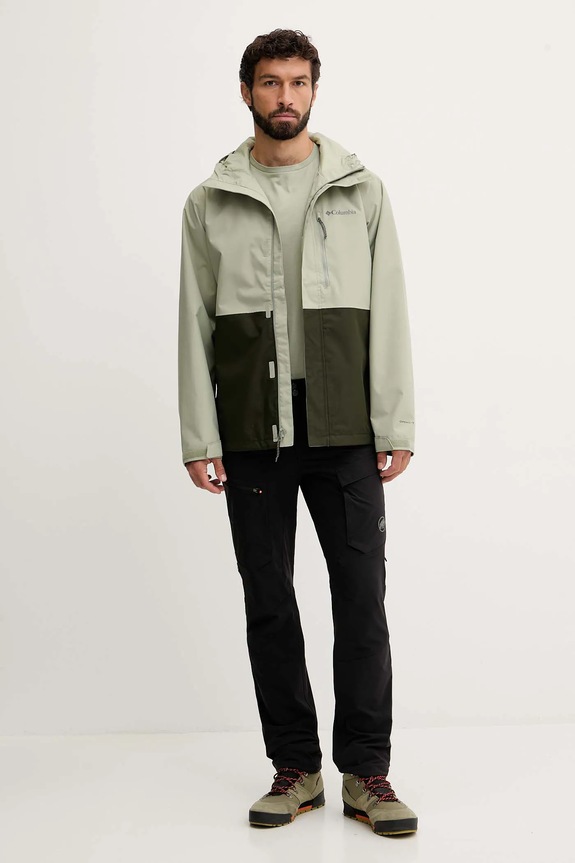 Columbia szabadidős kabát Hikebound 2089341 zöld SS26