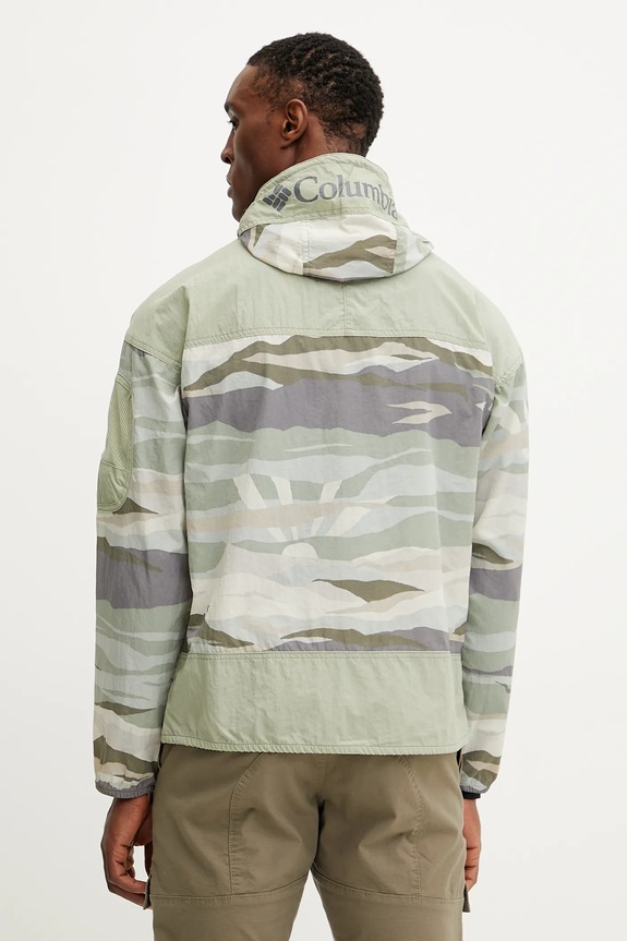 Odzież Columbia kurtka outdoorowa Challenger Novelty Windbreaker 2116981 zielony
