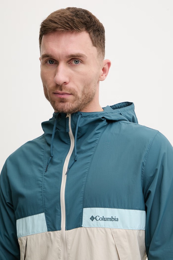 Μπουφάν Columbia Spire Valley τιρκουάζ 2117051