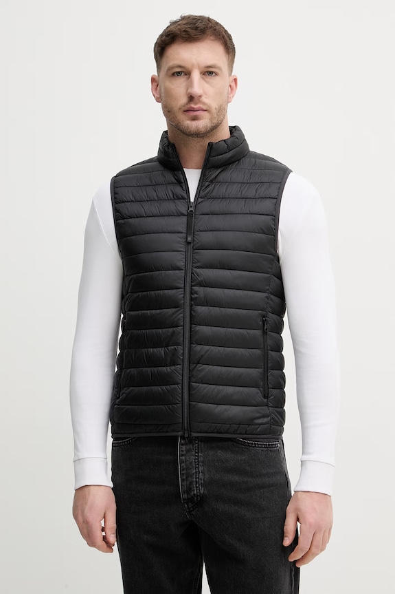 United Colors of Benetton vestă pentru bărbați negru 2TWDUJ00P