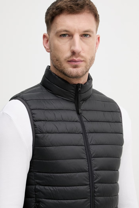 United Colors of Benetton vestă pentru bărbați negru 2TWDUJ00P