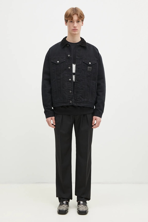 Carhartt WIP cotton jacket Dayton Trucker Jacket I034315.00E4O black