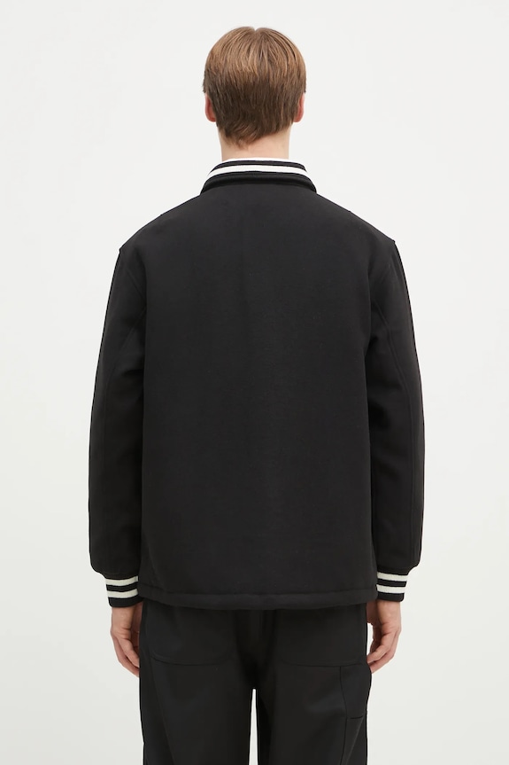 Odzież Carhartt WIP kurtka z domieszką wełny Wool Coach Jacket I034386.K02XX czarny