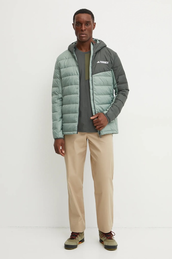 adidas TERREX kurtka sportowa puchowa Multi JD8393 zielony SS25