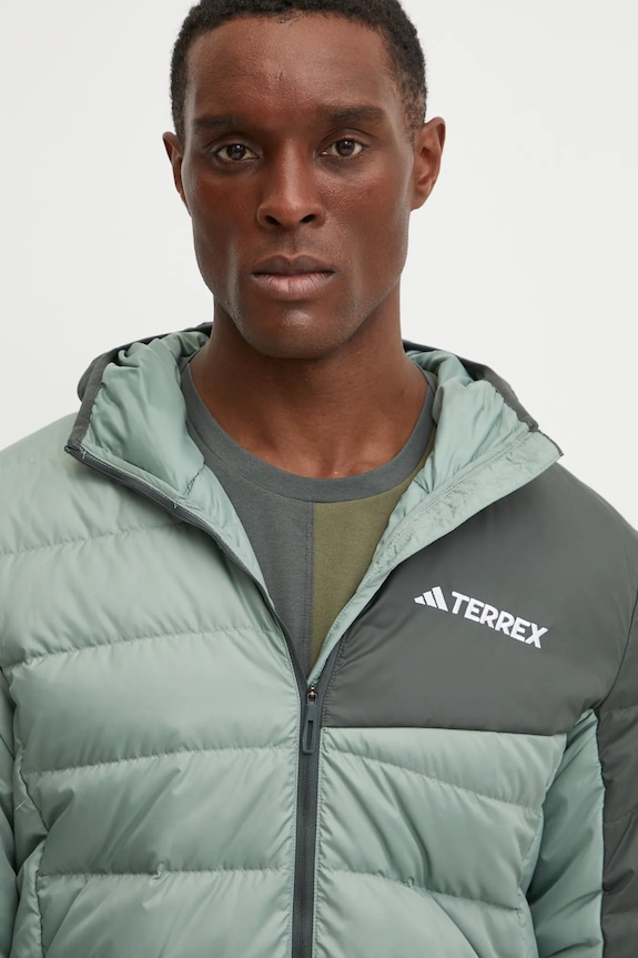 adidas TERREX kurtka sportowa puchowa Multi zielony JD8393