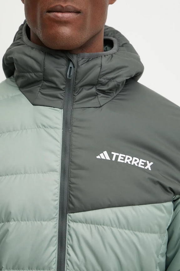 adidas TERREX kurtka sportowa puchowa Multi JD8393 zielony